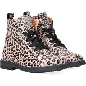 Develab 42020 Veterboots - Laarzen Met Veters - Meisjes - Roze - Maat 23