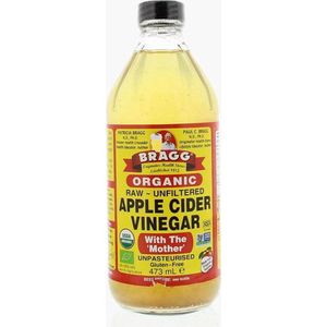 Bragg apple cider azijn - 473 ml - Voedingssupplement