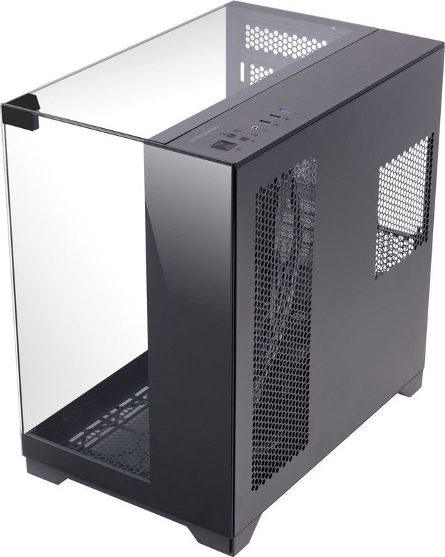 MC-VISION - Gaming Behuizing - Zwart - Gehard Glas - Dual-Chamber Structuur