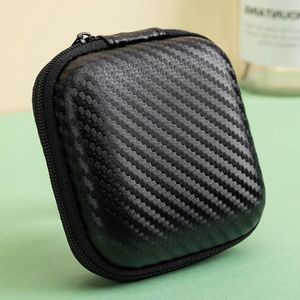 Hoofdtelefoontas - Beschermhoes voor in-ear oortelefoon - Opbergtas voor hoofdtelefoon met ritssluiting