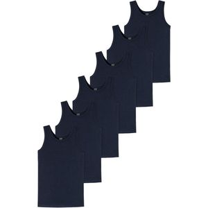 Schiesser Jongens onderhemd 6 pack Teens Boys - 95/5 Organic Cotton