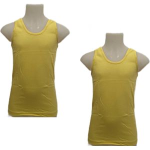 Embrator Jongens Hemdjes 2-stuks lichtgeel maat 140/146