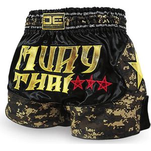 Danger Muay Thai Shorts EX01 - Satijn - Army XXL
