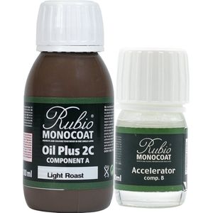 Rubio Monocoat Oil Plus 2C - Ecologische Houtolie in 1 Laag voor Binnenshuis - Light Roast, 130 ml
