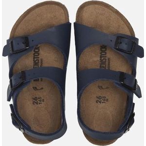 Birkenstock Roma - Slippers - Unisex - Maat 28 - Navy/Bruin