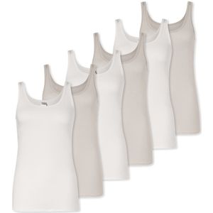 Schiesser Dames onderhemd 6 pack Modal Essentials