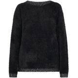 Usha - Trui - Zwart - Knitwear - Lange Mouw
