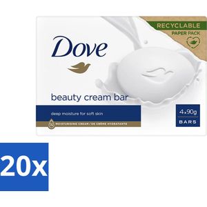 Dove Original - Zeep - Beauty Cream Bar - 360 g - Bulkverpakking - 20 stuks