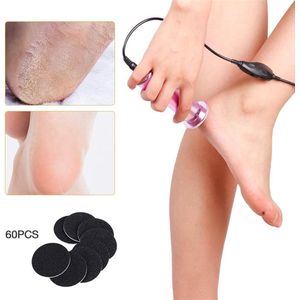 Elektrische voet eeltverwijderaar | draagbare elektrische eeltverwijderaar voor voeten, 60 schuurschijven, verstelbare snelheid, pedicure-instrumenten, voetvijlslijper-2025Nieuw-Geschenk