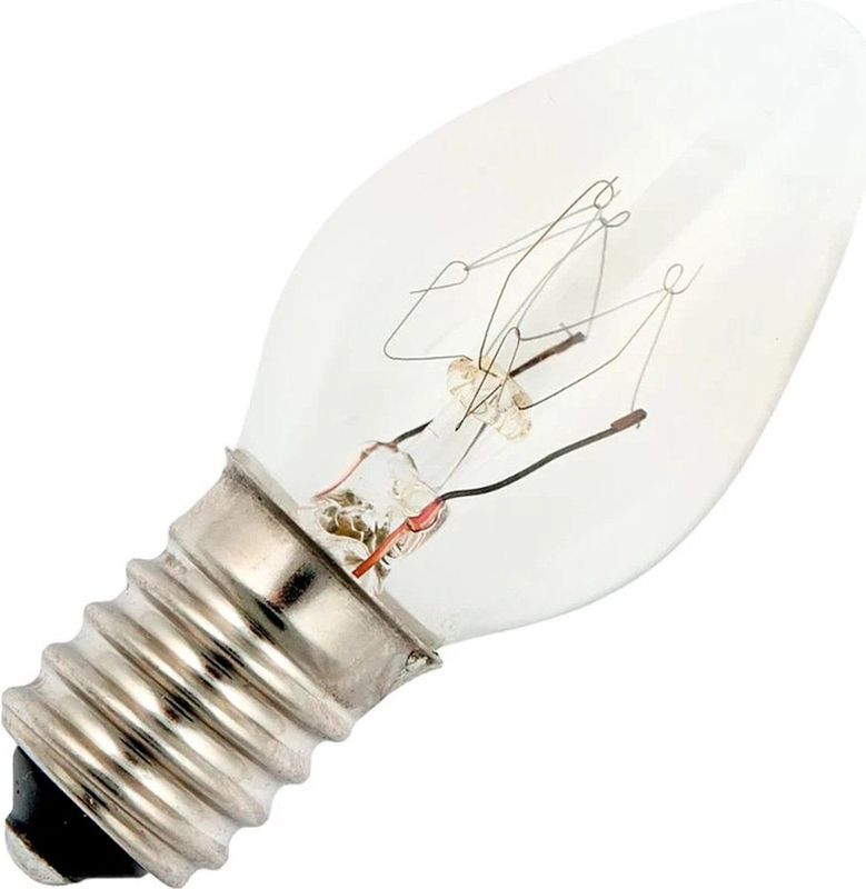 Schiefer - Universele Kaarsvormige Gloeilamp - Heldere uitvoering - E14 - 7W - 230V