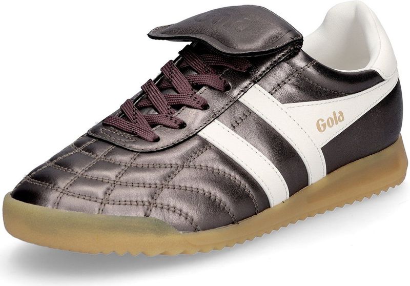 Gola - Stadium '86 - Damestrainers - Pewter en Gebroken Wit