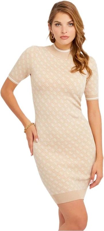 Guess - Lise 4G - Jurk - Beige