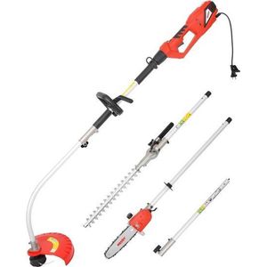 Hecht 690 multitool  3 in 1 230volt 900 watt bosmaaier -heggeschaar-takkenzaag +verlengstuk 50 cm