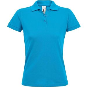 SOLS Dames/dames Prime Pique Polo Shirt (Aqua)