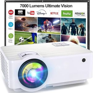 Projector -Mini Beamer - Thuisbioscoop - 1080P - HDMI - LED