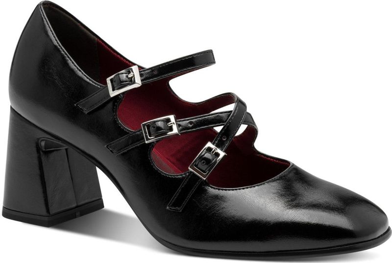 Tamaris - Pumps - Zwart - Blokhak - Ergonomische Pasvorm