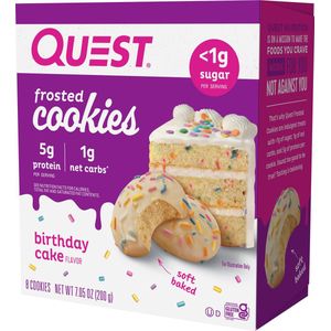 Protein Frosted Cookies (8x25g) Birthday Cake