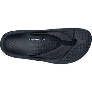 VELOUS Active Flip - Herstel Slipper - Unisex - Zwart/Zwart - Maat 39