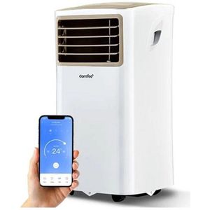 Stemily Multifunctionele Mobiele Airco - Slaapkamer - tot 25 m² - SMART - 63 dB - Koelen - Ventileren - Ontvochtigen