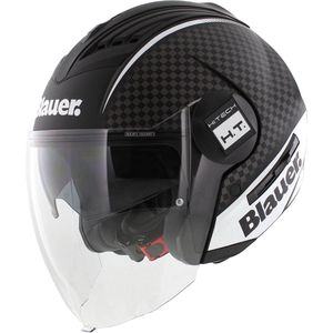 Blauer Real B jet helm mat zwart titanium wit XS - Motorhelm / Brommerhelm