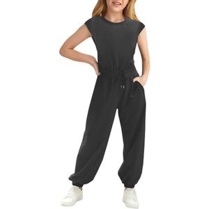 Modieuze Jumpsuits voor Meisjes - Zomer Korte Mouwen Lange Broek Casual Sport Overall