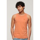 Superdry Vintage Texture Mouwloos T-shirt Oranje M Man