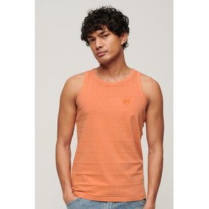 Superdry Vintage Texture Mouwloos T-shirt Oranje M Man