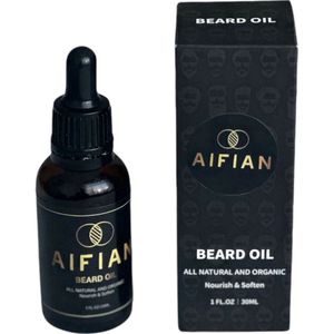 Aifian Baardolie- Argan olie- Baardgroei- Aifian- Beard Grow- Musk