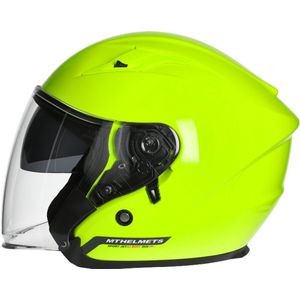 Helm MT Avenue Solid fluor geel Maat XS