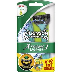 Wilkinson Xtreme3 sensitive - 8 wegwerpscheermesjes