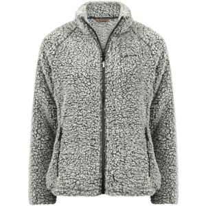 Life Line vest - Roxy - groen/wit gemeleerd - fluffy zacht - dames vest - maat 36