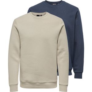 Only & Sons Heren sweatshirt 2 pack Ceres