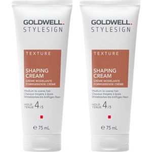Goldwell - Stylesign - Texture Shaping Cream - Voordeelverpakking - 2 x 75ml