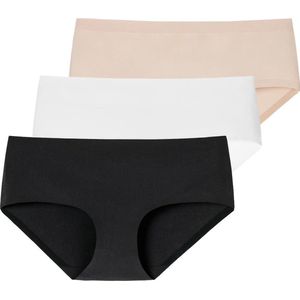 Schiesser Dames naadloze panty 3 pack Invisible Cotton