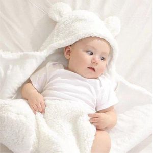 Wikkeldeken Teddy | Omslagdoek | Beertje | Kraamcadeau | Wrapper | Badcape | Baby | 0 - 6 maanden | Deken | Teddybeer - Oud roze