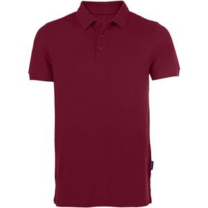 Men´s Heavy Polo met korte mouwen Bordeaux - XXL