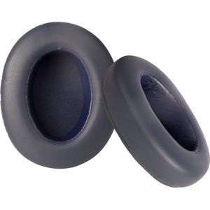 Somstyle Oorkussens Geschikt Voor Sony WH-XB910N – 2 Stuks – Eiwitleer – Zwart / Donkerblauw