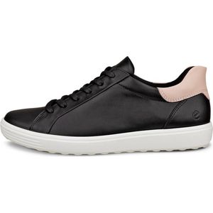 ECCO - Soft 7 - Sneaker - Zwart/Rose Dust - Volnerfleer