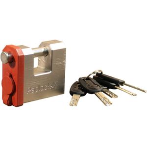 Disselslot Padlock X SCM , los slot t.b.v. Fixed Lock SCM incl. 5 sleutels - Koppelingsslot - SCM goedgekeurd - Voor aanhanger, caravan en trailer - Aanhangerslot