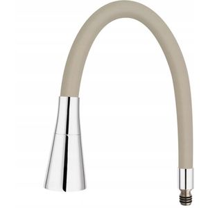 Ferro Elastico II Keukenmengkraan Uitloop Beigemat, Flexibel, 2 Straalsoorten