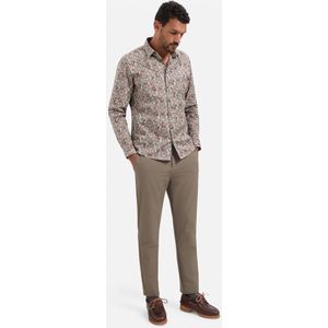 No Excess - Overhemd - Lichtgrijs - Regular Fit - Lange Mouw