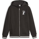 Puma  PUMA SQUAD FULL ZIP HOODIE FL B  Truien  kind Zwart