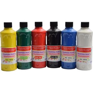 ANYCUBIC 3D-Printer-accessoireset, acrylverf op waterbasis (zwart/blauw/rood /geel/wit), grondlaag, spuitpistool, kwast, schuurpapier, modelbouwknutselset