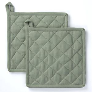 Byrklund Pannenlap Stay Cold - 2x 20x20 - 100% Katoen - Jade