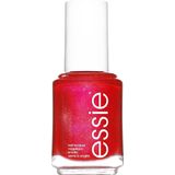 Essie - 635 Let's Party - Nagellak - Rood - Glitter Finish