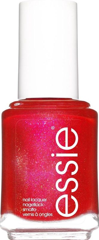 Essie - 635 Let's Party - Nagellak - Rood - Glitter Finish