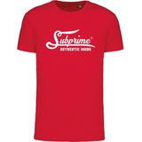 Subprime - Heren Tee SS Big Logo Shirt - Rood - Maat 3XL