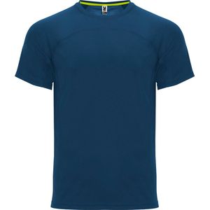Donkerblauw sportshirt unisex 'Monaco' merk Roly maat 3XL