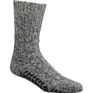 Wollen sokken met anti slip zool – 2 paar – 2 tinten grijs – maat 35/38