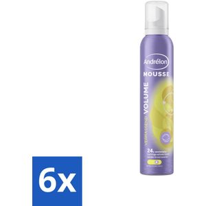 Andrélon - Verrassend Volume - Mousse - 200 ml - Voordeelverpakking - 6 stuks